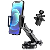UBeesize Car Phone Holder Mount, Super Suction & Stable Clip Universal Cell Phone Mount for Car Dashboard Windshield Air Vent Hands Free Clip, Car Mount for iPhone Samsung All Phones & Cars