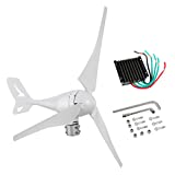 Dyna-Living Wind Turbine Generator 400W DC 12V 3 Blade Wind Turbine Motor with Charge Controller for Home Use Boat or Industrial Energy(Not Included Mast)