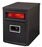 LIFE SMART Black 6 Element Infrared Heater Steel Cabinet