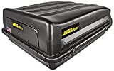 JEGS Rooftop Cargo Carrier for Car Storage - Large Roof Rack Cargo Carrier - Heavy Duty Waterproof Storage - Made in USA - 18 Cubic Ft - 110 Lb Capacity - Zero Tool Easy Assembly - Aerodynamic Design