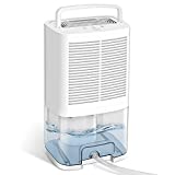 Gocheer Upgraded Dehumidifier for Home 480 Sq.ft Dehumidifiers with Drain Hose for Basements and Bathroom Remove Humidity for Bedroom Closet Kitchen Garage RV with 2000ML (64oz) Water Tank