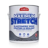 AMES MSS1 Maximum Stretch Roof Coating, 1 Gallon, White