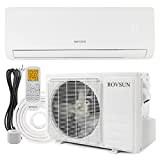 ROVSUN 12,000 BTU Ductless Mini Split AC/Heating System, Split-System Wall Air Conditioner Pre-Charged Inverter Heat Pump with 16ft Installation Kit (12,000 BTU - 230V / 19 SEER)
