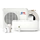 Cooper & Hunter 12,000 BTU, 115V Ductless Mini Split AC/Heating System Pre-Charged Inverter Heat Pump with 16ft Installation Kit