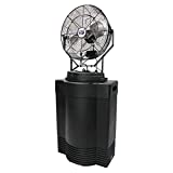 Maxx Air Premium Misting Fan w/Standalone Tank, Swamp Cooler for Commercial, Residential, Athletic Use (Mid Pressure 18')