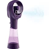 O2COOL Elite Battery Powered Handheld Water Misting Fans (Purple)