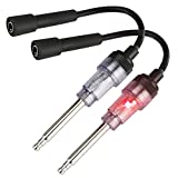 Linkstyle 2PCS Inline Spark Plug Tester, Straight Boot Ignition Test for Small Engine, Car, Chainsaw, Armature Diagnostic Detector for Automotive Car Inline Spark Plug Tester Engine Ignition Tester