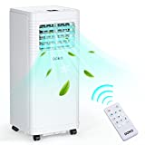 DOKO Portable Air Conditioner, 8,000 BTU for Rooms up to 200 Sq.Ft, 3 in 1 Air Conditioner with Cooling, Fan, Dehumidifier, Apartment Air Conditioner with Remote Control, Window Mount Kits