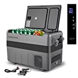 Change Moore Electric Cooler for vehicles, 42-Quart Heavy-duty Freezer/Refrigerator, Quickly Cool Down(-7.6℉~50℉) Fridge, 12 Volt Portable Compressor for Driving, Camping, RV Travel- with AC Adapter
