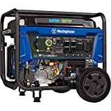 Westinghouse Outdoor Power Equipment WGen9500DF Dual Fuel Portable Generator 9500 Rated and 12500 Peak Watts Gas or Propane Powered, Electric Start, Transfer Switch & RV Ready CARB Compliant