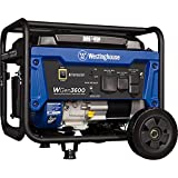 Westinghouse WGen3600 Portable Generator 3600 Rated Watts and 4650 Peak Watts, RV Ready, Gas Powered, CARB Compliant