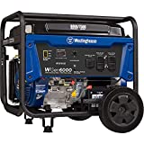 Westinghouse WGen6000 Portable Generator 6000 Rated & 7500 Peak Watts, Gas Powered, Electric Start, Transfer Switch Ready, CARB Compliant
