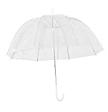 Home-X - Clear Bubble Umbrella, Durable Wind-Resistant Umbrella with Sturdy Bubble Design that Won’t Flip Inside Out, For Men and Women of All Ages (1 Pack)