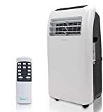 SereneLife SLPAC10 Portable Air Conditioner Compact Home AC Cooling Unit with Built-in Dehumidifier & Fan Modes, Quiet Operation, Includes Window Mount Kit, 10,000 BTU, White