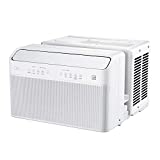 Midea 10,000 BTU U-Shaped Smart Inverter Window Air Conditioner–Cools up to 450 Sq. Ft., Ultra Quiet with Open Window Flexibility, Works with Alexa/Google Assistant, 35% Energy Savings, Remote Control