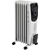 Amazon Basics Indoor Portable Radiator Heater - White