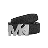 Michael Kors Men's Box Jet Set 4 In 1 Signature Leather Gift Set Belt (Black) (Black/Black)