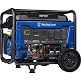 Westinghouse WGen5300s Portable Generator with Electric Start and 120/240 Volt Selector 6600 Peak 5300 Rated Watts Gas Powered, CARB Compliant, RV and Transfer Switch Ready