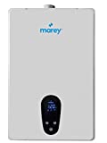 MAREY GA24CSANG 8.34GPM, High Efficienty, CSA Certified, Residential Multiple Points of Use Natural Gas Tankless Water Heater, White
