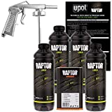 U-Pol Raptor Black Urethane Spray-On Truck Bed Liner Kit w/Free Spray Gun, 4 Liters