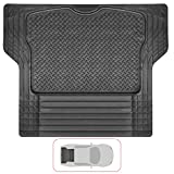 VaygWay Cargo Liner Trunk Floor Mat – All Weather Trunk Protection Floor Mat - Black Rubber Heavy Duty Trimmable – Universal Fit Car SUV Truck Auto