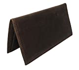 Top Hyde Genuine Leather Secretary Wallet, Brown