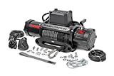 Rough Country 12,000 LB PRO Series Electric Winch | 85 FT Synthetic Rope Fairlead | Clevis Hook | 12FT Remote |PRO12000S