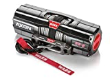 WARN 101150 AXON 55-S Powersports Winch with Spydura Synthetic Cable Rope: 1/4' Diameter x 50' Length, 2.75 Ton (5,500 lb) Pulling Capacity