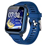Kids Game Smart Watch for Kids with 16 Puzzle Games HD Touch Screen Camera Music Player Pedometer Alarm Clock Calculator Flashlight 12/24 hr Kids Watches Gift for 4-12 Year Old Boys Toys for Kids