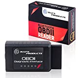 BAFX Wireless Bluetooth OBD2 Scanner Code Reader & Diagnostic Tool – for Android - Car Scanner for All Cars, Trucks & Autos 1996 or Newer in USA – Elm327 Compatible OBDII Scan Tool
