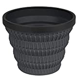 Sea to Summit X-Series Collapsible Silicone Cool Grip Camping Drinkware, Mug (16 oz), Charcoal