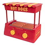 Nostalgia HDR8RY Stainless Steel Hot Dog Roller