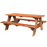Jack and June Rectangular Picnic Table Outdoor Leisure