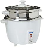 OYAMA Stainless 16-Cup (Cooked) (8-Cup UNCOOKED) Rice Cooker, Stainless Steel Inner Pot, Stainless Steamer Tray (CNS-A15U)