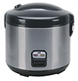 Sunpentown 6-Cup Rice Cooker, Stainless Steel