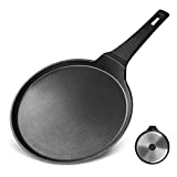 Cainfy Nonstick Crepe Pan, 11inch Skillet Pan for Dosa Tawa, Griddle Pancake Pan, Induction Compatible and PFOA FREE