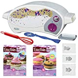 FLASH PARTY Easy Bake Oven Star Edition + Red Velvet Cupcakes Refill + Chocolate Chip and Pink Sugar Cookies Refill + Mini Whisk.