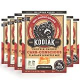 Kodiak Cakes Carb-Conscious Protein Pancake Mix - Flapjack and Protein Waffles Mix Low Carb Food - Buttermilk Pancake Mix Just Add Water (Pack of 6) 12oz Boxes