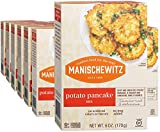 Manischewitz Potato Pancake Mix 6oz (12 Pack) Gluten Free, No MSG, Traditional Style Potato Latke Mix