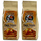 New Hope Mills Flavored Pancake Mix- Two 24 oz. Bags- Your Choice of 5 Different Varieties (Sweet Potato)