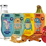 Happy Grub Squeezable Instant Pancake Mix - Sampler 4 Pack All Four Flavors