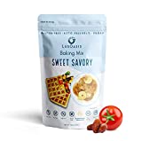 LusOasis Vegan Pancake and Waffle Mix, Proudly Made In The USA - Gluten Free Savory Pancakes, Dairy Free Waffles, Low Carb, Diabetic Friendly Breakfast & Baking Mixes, Sweet Savory