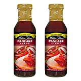 Walden Farms Pancake Syrup, 12 oz., Low Carb Keto Friendly, Non-Dairy, No Gluten, and 99% Sugar Free, Sweet and Delicious Flavor for Pancakes, Waffles, French Toast, 2 Pack