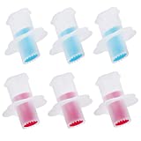 6 Pack Cupcake Plunger Cutter Pastry Corer Plunger Cutter Pastry Corer Decorating Divider Cake Filler Tool (3 Red+3 Blue)