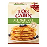 Log Cabin All Natural Pancake Mix, Made With Whole Grains, 28 oz.