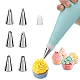 Piping Bag and Tips Cake Decorating Supplies Kit Baking Supplies Cupcake Icing Tips with Pastry Bag for Baking Decorating Cake