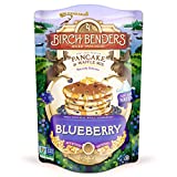 Blueberry Pancake and Waffle Mix by Birch Benders, Made with Real Blueberries, Just Add Water, Non-GMO, Dairy Free, Just Add Water, 14 Ounce, 1 Pack