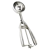 Solula 18/8 Stainless Steel Ice Cream Cupcake Muffin Scoop, 3.4 Tablespoon Cupcake Muffin Batter Dispenser