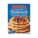 Krusteaz Light Fluffy Pancake Mix (No Artificial Flavors/Colors or Preservatives), Buttermilk, 384 Oz, Pack of 12