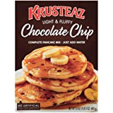 Krusteaz Light & Fluffy Complete Pancake Mix, Chocolate Chip Pancake Mix (1.5 Pound (Pack of 2))
